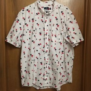 Men’s xxl Hawaiian shirt  - red white blue